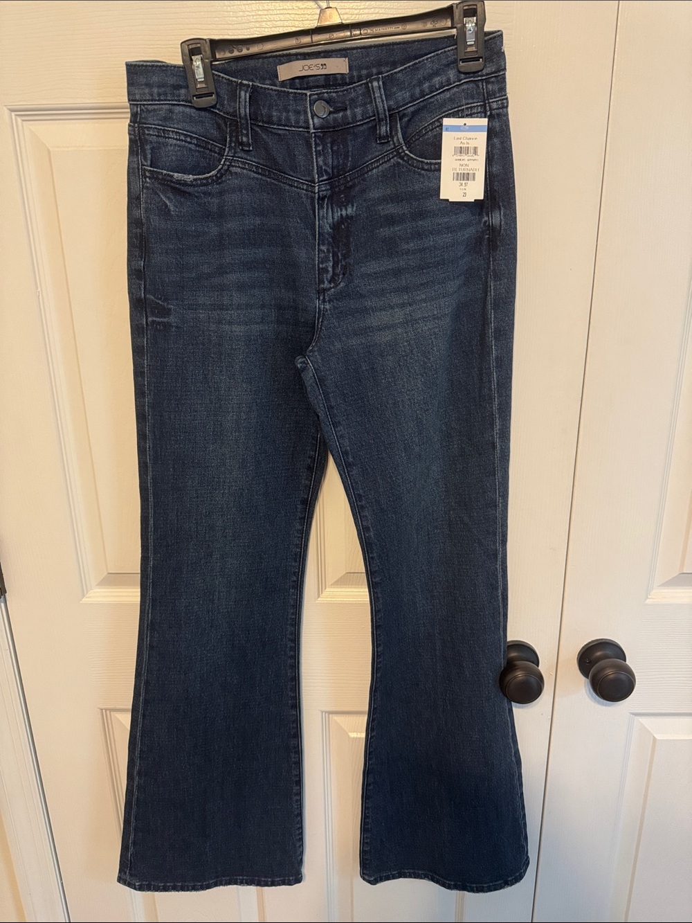 Joe's Jeans Dark Indigo Flare Wide-Leg Jeans
